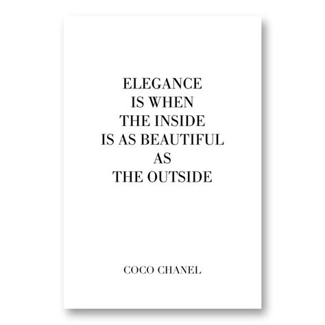 chanel quotes prints|elegance quotes coco Chanel.